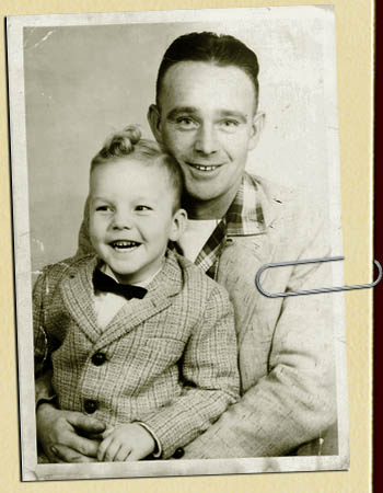 Mike & his father D.H.